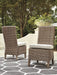 Beachcroft Outdoor Side Chair with Cushion (Set of 2) - Carl's Furniture (Garden City, KS)