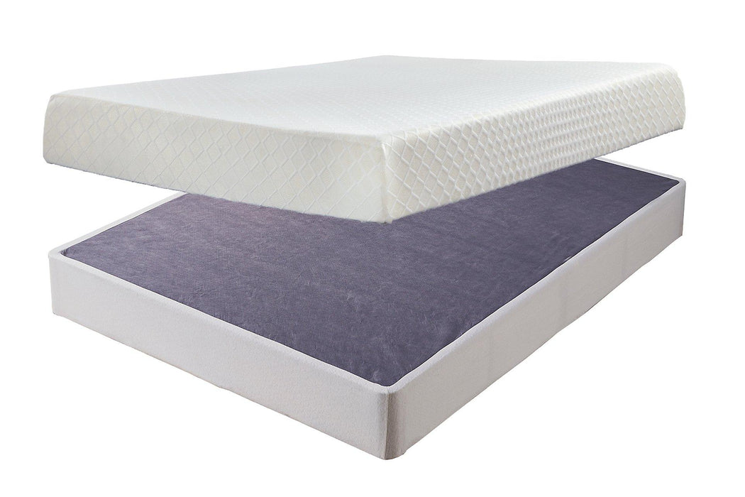 10 Inch Chime Memory Foam Mattress Set - Carl's Furniture (Garden City, KS)
