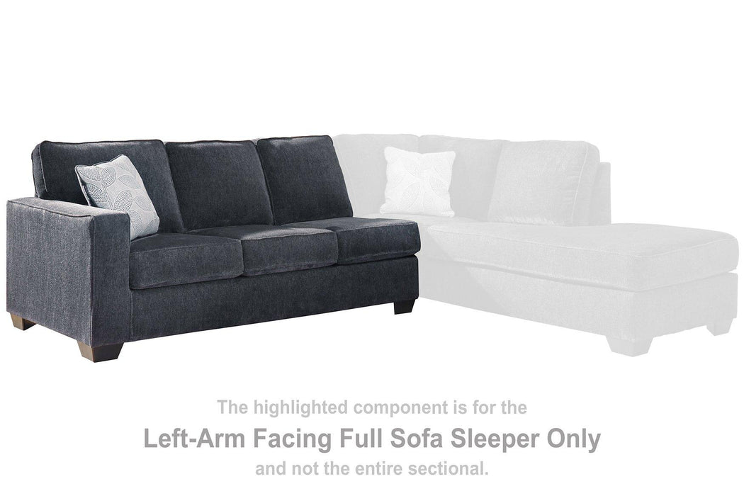 Altari Sleeper Sectional with Chaise - Carl's Furniture (Garden City, KS)