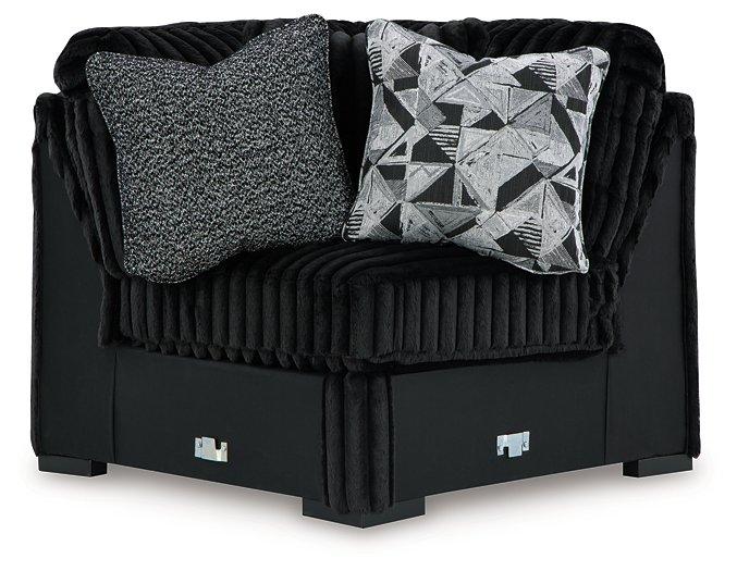 Midnight-Madness Sectional with Chaise - Carl's Furniture (Garden City, KS)