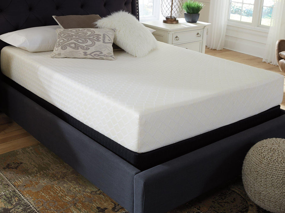10 Inch Chime Memory Foam Mattress Set - Carl's Furniture (Garden City, KS)