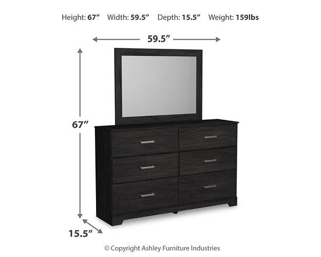 Belachime Dresser and Mirror - Carl's Furniture (Garden City, KS)
