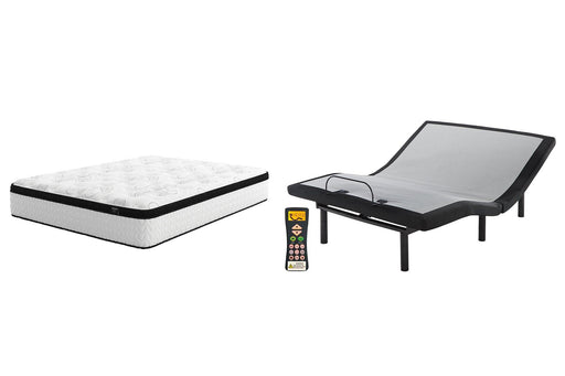 Chime 12 Inch California King Hybrid Mattress Package - Carl's Furniture (Garden City, KS)