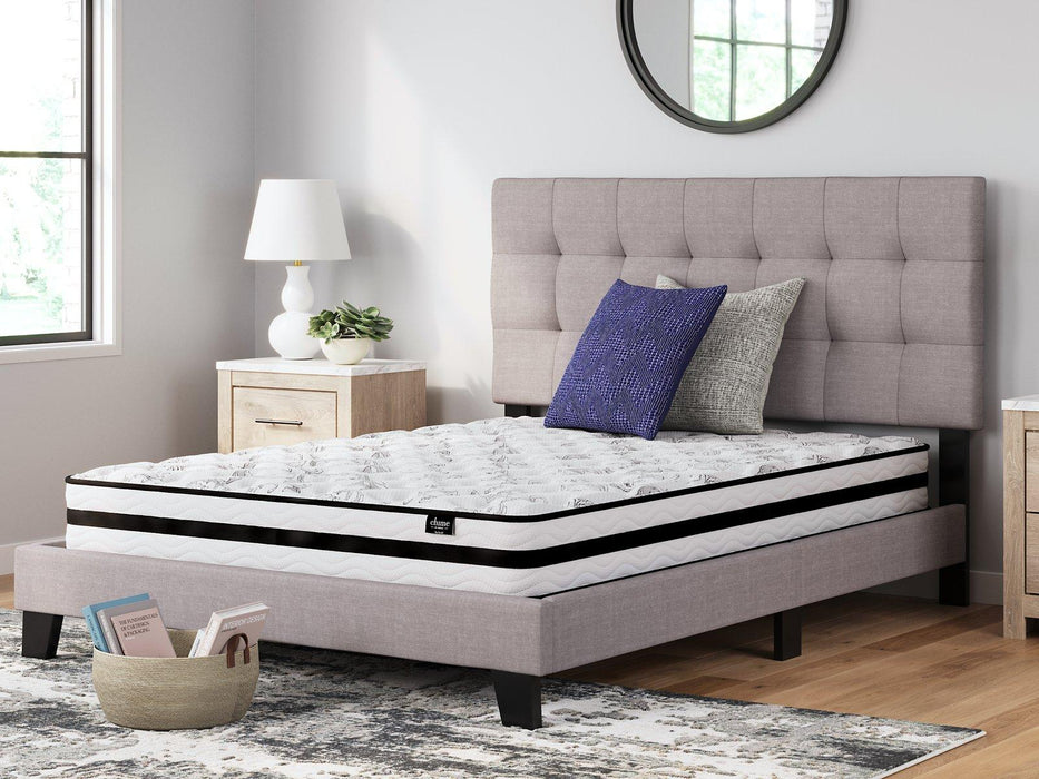8 Inch Chime Innerspring Mattress Set - Carl's Furniture (Garden City, KS)
