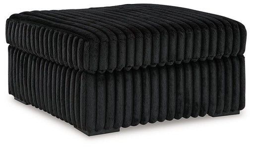 Midnight-Madness Oversized Accent Ottoman - Carl's Furniture (Garden City, KS)