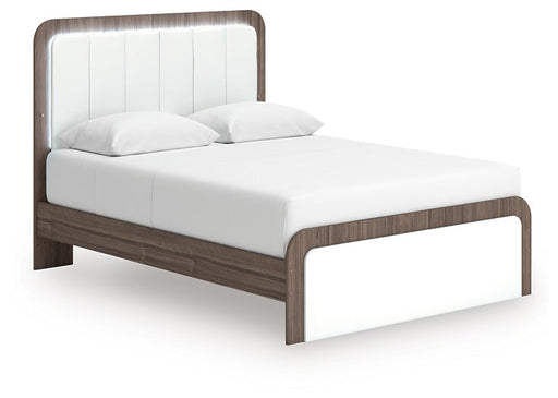 Kendanport Upholstered Bed - Carl's Furniture (Garden City, KS)