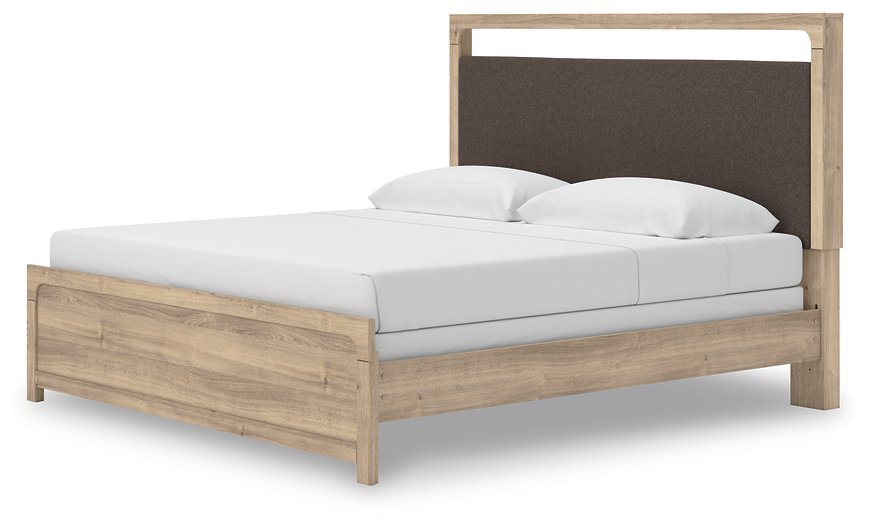 Kinlanni Upholstered Bed - Carl's Furniture (Garden City, KS)