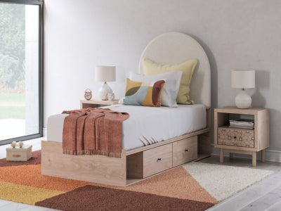 Arloster Upholstered Bed - Carl's Furniture (Garden City, KS)