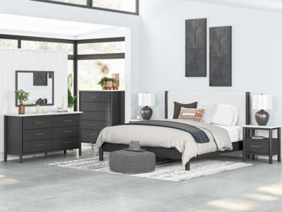 Cadmori Upholstered Bed - Carl's Furniture (Garden City, KS)