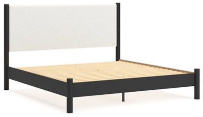 Cadmori Upholstered Bed - Carl's Furniture (Garden City, KS)