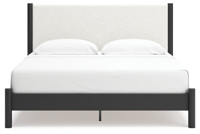 Cadmori Upholstered Bed - Carl's Furniture (Garden City, KS)