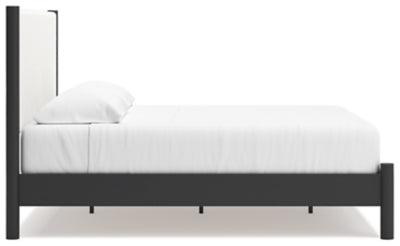 Cadmori Upholstered Bed - Carl's Furniture (Garden City, KS)
