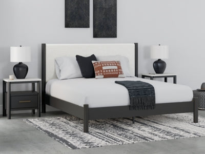 Cadmori Upholstered Bed - Carl's Furniture (Garden City, KS)