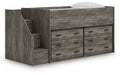 Frandern Loft Bed with Drawer Storage - Carl's Furniture (Garden City, KS)