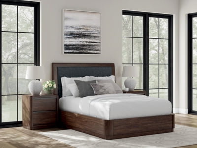 Dilenno Upholstered Bed - Carl's Furniture (Garden City, KS)