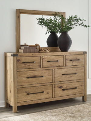 Ridgester Dresser and Mirror - Carl's Furniture (Garden City, KS)