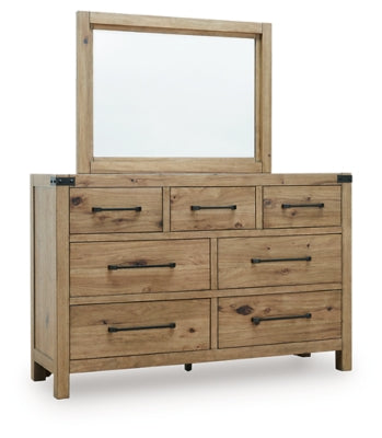 Ridgester Dresser and Mirror - Carl's Furniture (Garden City, KS)