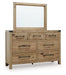 Ridgester Dresser and Mirror - Carl's Furniture (Garden City, KS)