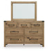 Ridgester Dresser and Mirror - Carl's Furniture (Garden City, KS)