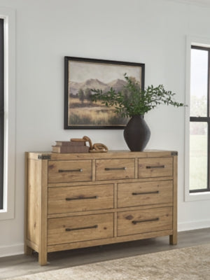 Ridgester Dresser and Mirror - Carl's Furniture (Garden City, KS)