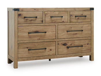 Ridgester Dresser and Mirror - Carl's Furniture (Garden City, KS)