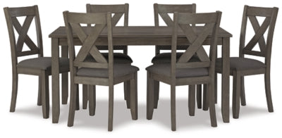 Caitbrook Dining Table and Chairs (Set of 7) - Carl's Furniture (Garden City, KS)