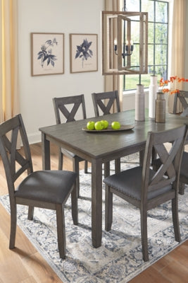 Caitbrook Dining Table and Chairs (Set of 7) - Carl's Furniture (Garden City, KS)