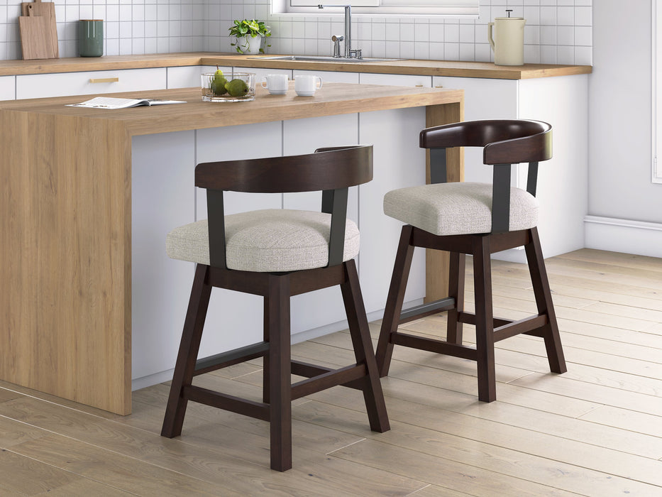Haddigan Counter Height Barstool (Set of 2) - Carl's Furniture (Garden City, KS)