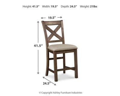 Moriville Counter Height Dining Set - Carl's Furniture (Garden City, KS)