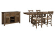 Moriville Counter Height Dining Set - Carl's Furniture (Garden City, KS)