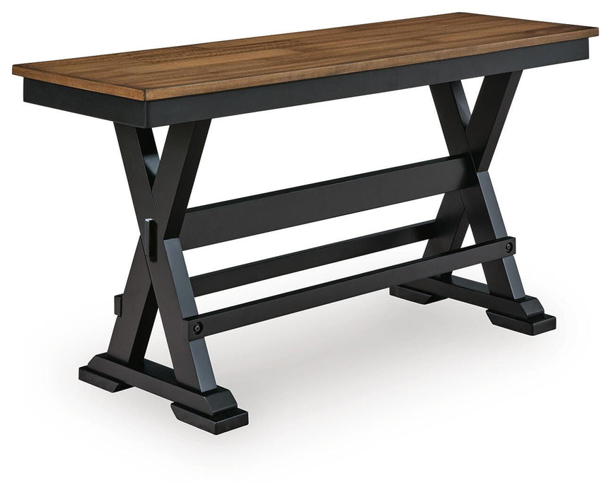Wildenauer 48" Counter Height Bench - Carl's Furniture (Garden City, KS)