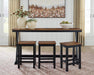 Wildenauer Counter Height Dining Table and 3 Barstools Set - Carl's Furniture (Garden City, KS)