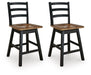 Wildenauer Counter Height Swivel Barstool - Carl's Furniture (Garden City, KS)