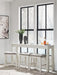 Robbinsdale Counter Height Dining Table and 3 Barstools Set - Carl's Furniture (Garden City, KS)