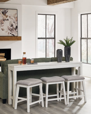 Robbinsdale Counter Height Dining Table and 3 Barstools Set - Carl's Furniture (Garden City, KS)