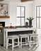Robbinsdale Counter Height Dining Table and 3 Barstools Set - Carl's Furniture (Garden City, KS)