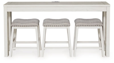 Robbinsdale Counter Height Dining Table and 3 Barstools Set - Carl's Furniture (Garden City, KS)