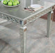 ADALIA Dining Table, Silver - Carl's Furniture (Garden City, KS)