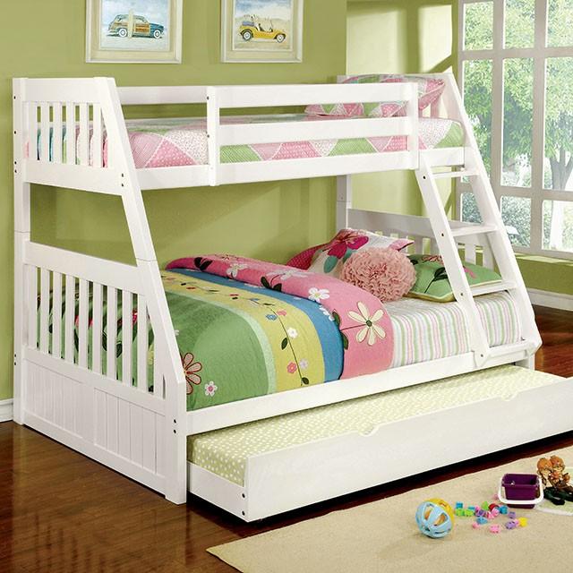 Canberra Twin/Twin Bunk Bed - Carl's Furniture (Garden City, KS)