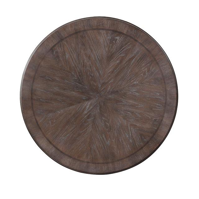 Arcadia Rustic Natural Tone Round Dining Table - Carl's Furniture (Garden City, KS)