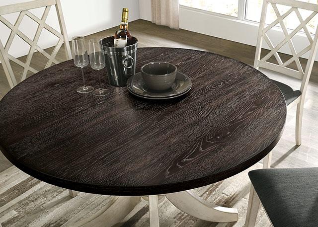 HALEIGH Round Dining Table - Carl's Furniture (Garden City, KS)