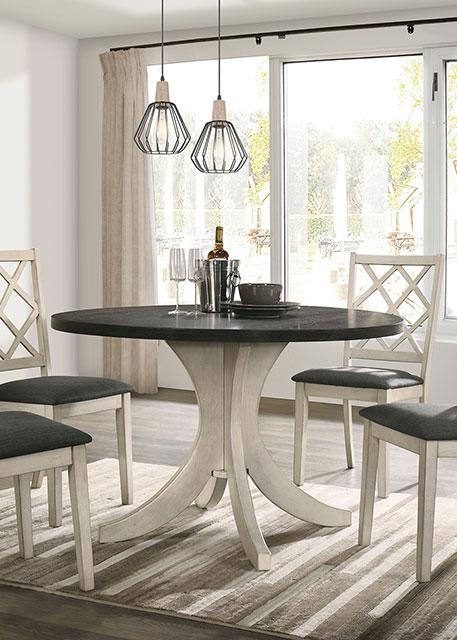 HALEIGH Round Dining Table - Carl's Furniture (Garden City, KS)