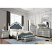 Azha Silver/Gray Cal.King & Queen Bed - Carl's Furniture (Garden City, KS)