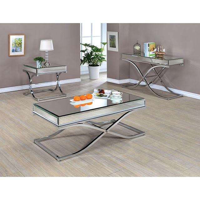 SUNDANCE Chrome End Table, Chrome - Carl's Furniture (Garden City, KS)