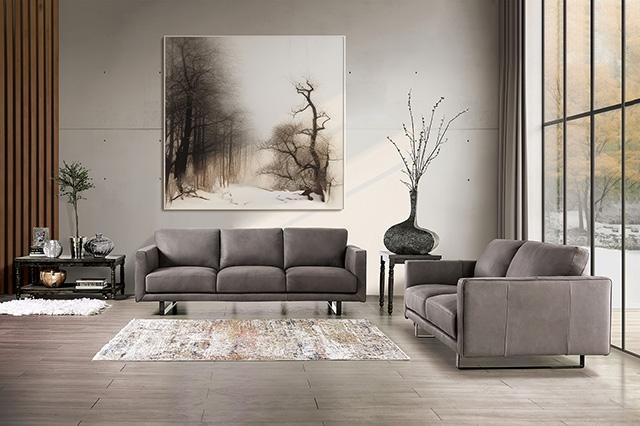 Mezzanotte Sofa Gray - Carl's Furniture (Garden City, KS)