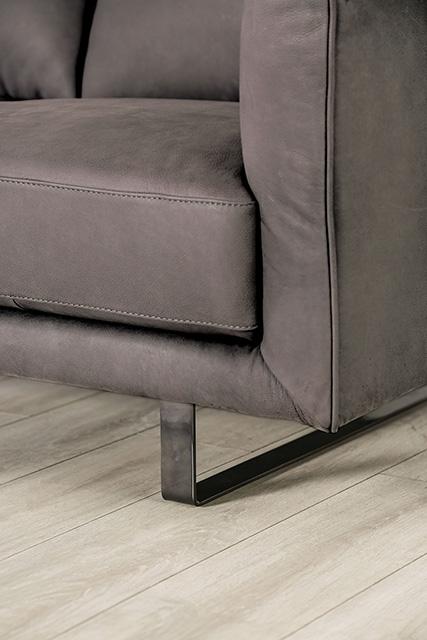 Mezzanotte Sofa Gray - Carl's Furniture (Garden City, KS)