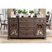 ARCADIA Rustic Natural Tone Server - Carl's Furniture (Garden City, KS)