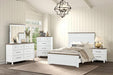 Pinetop Twin & Full Bed White & Blue - Carl's Furniture (Garden City, KS)