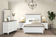 Pinetop Twin & Full Bed White & Blue - Carl's Furniture (Garden City, KS)