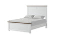 Pinetop 4 & 5 Piece Twin Bedroom Set White & Blue - Carl's Furniture (Garden City, KS)